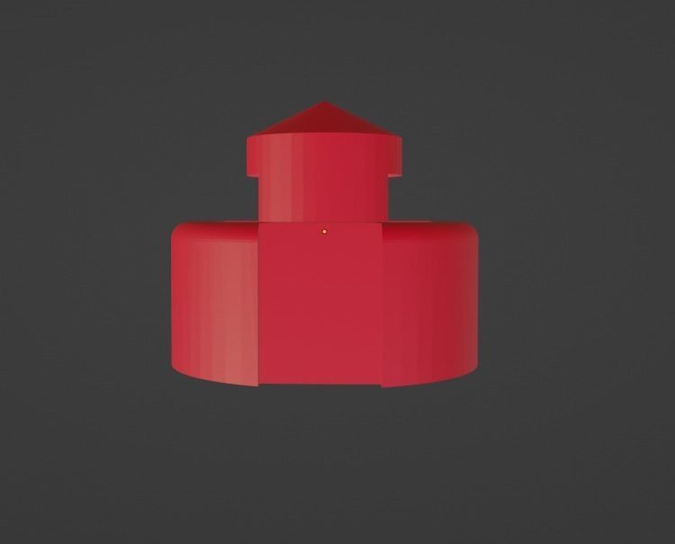 Beyblade Zeus Tip 3D print model_3