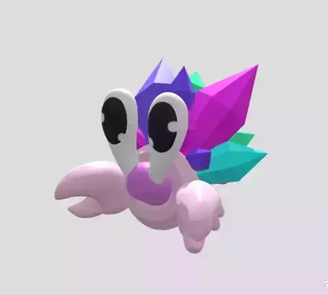 cute crab 3d drinting