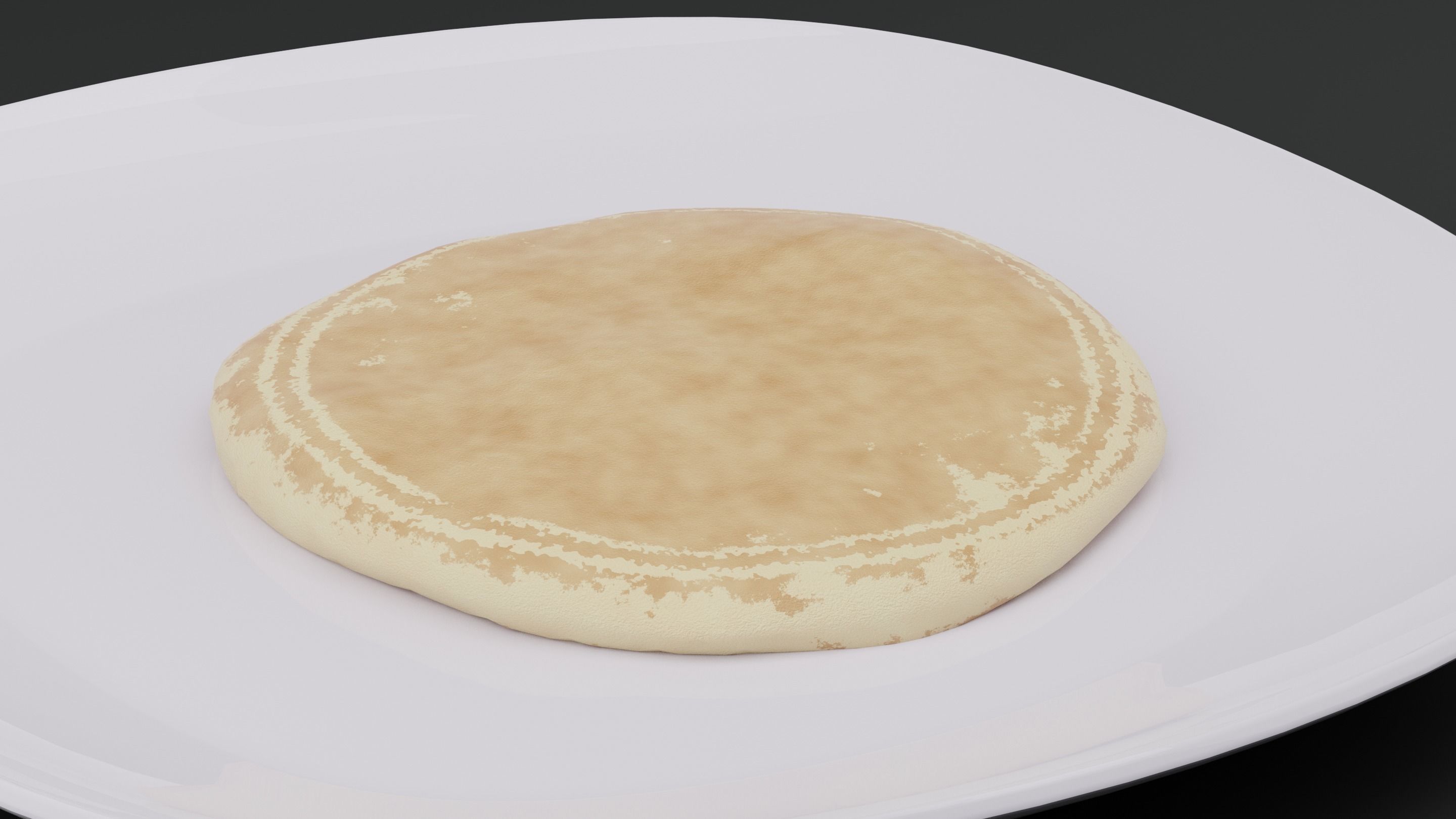 Pancake Low-poly 3D model_8