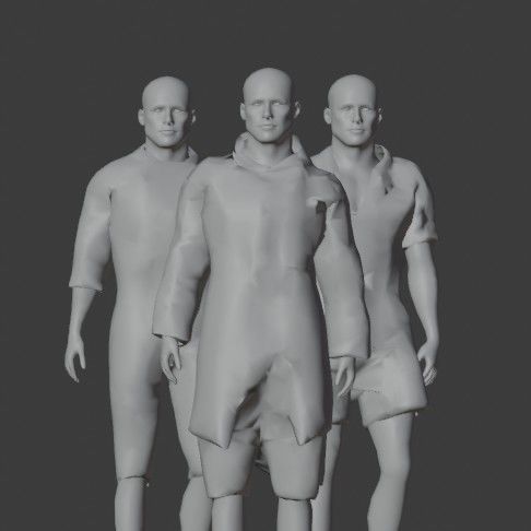 Victory Clothing Pack for Avaturn Character Low-poly 3D model_1