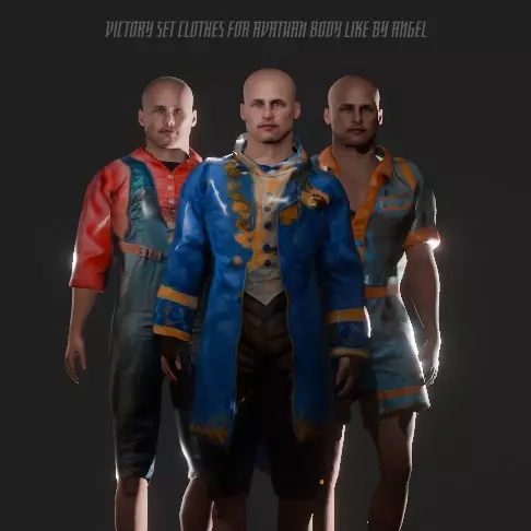 Victory Clothing Pack for Avaturn Character Low-poly 3D model_0