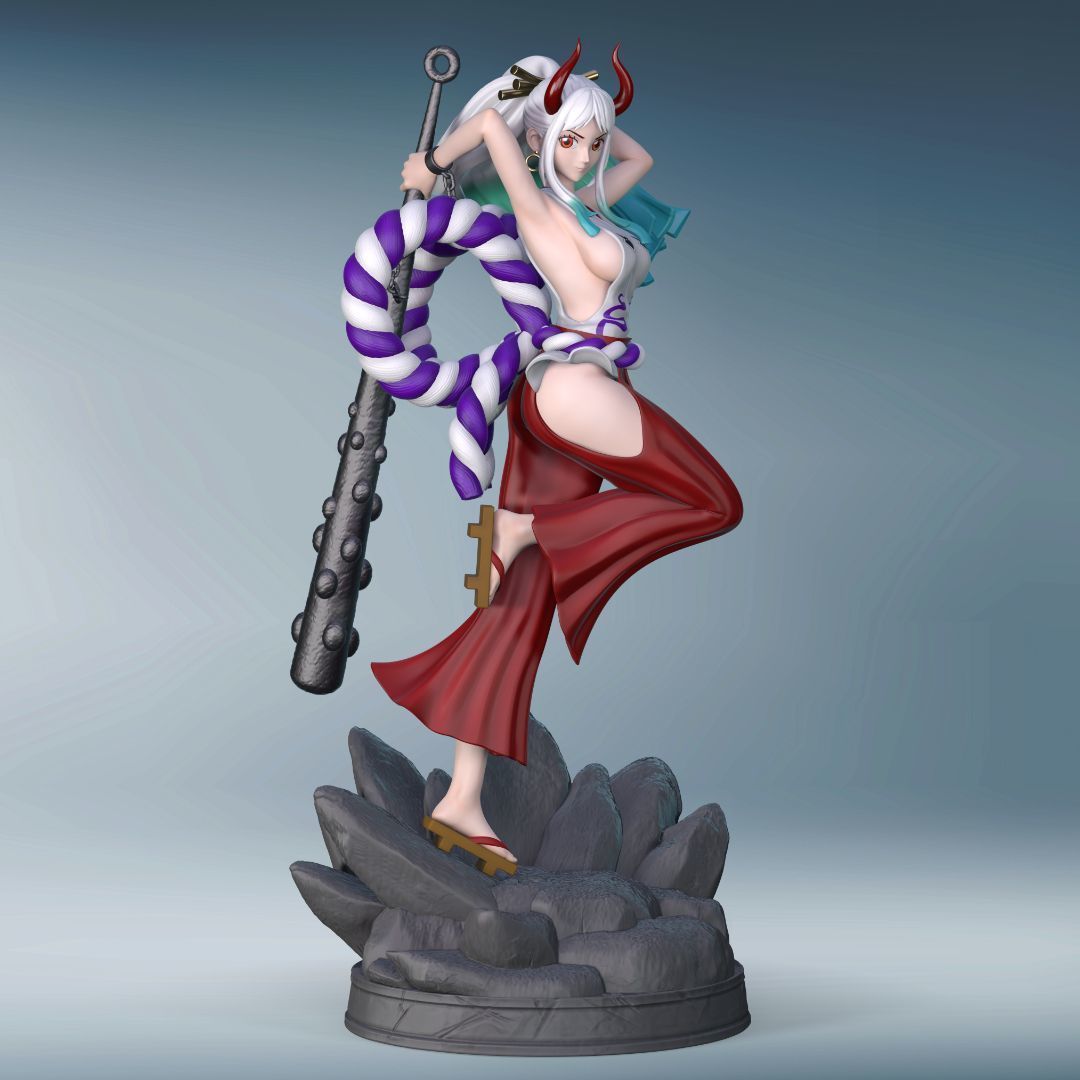 Yamato from One Piece 3D print model_6