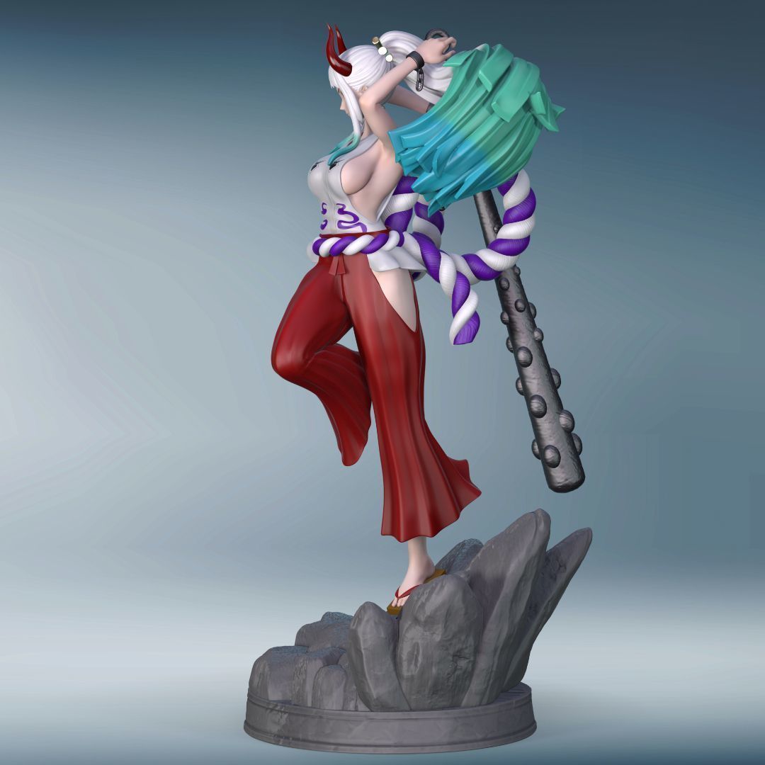 Yamato from One Piece 3D print model_7