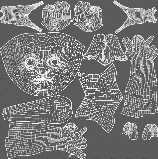 Cartoon Camel- base mesh Low-poly 3D model_3