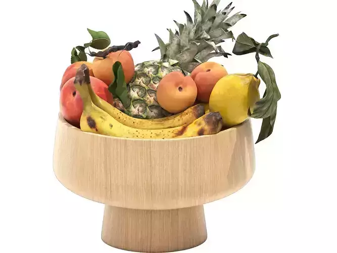 bowl of tropical fruits 05
