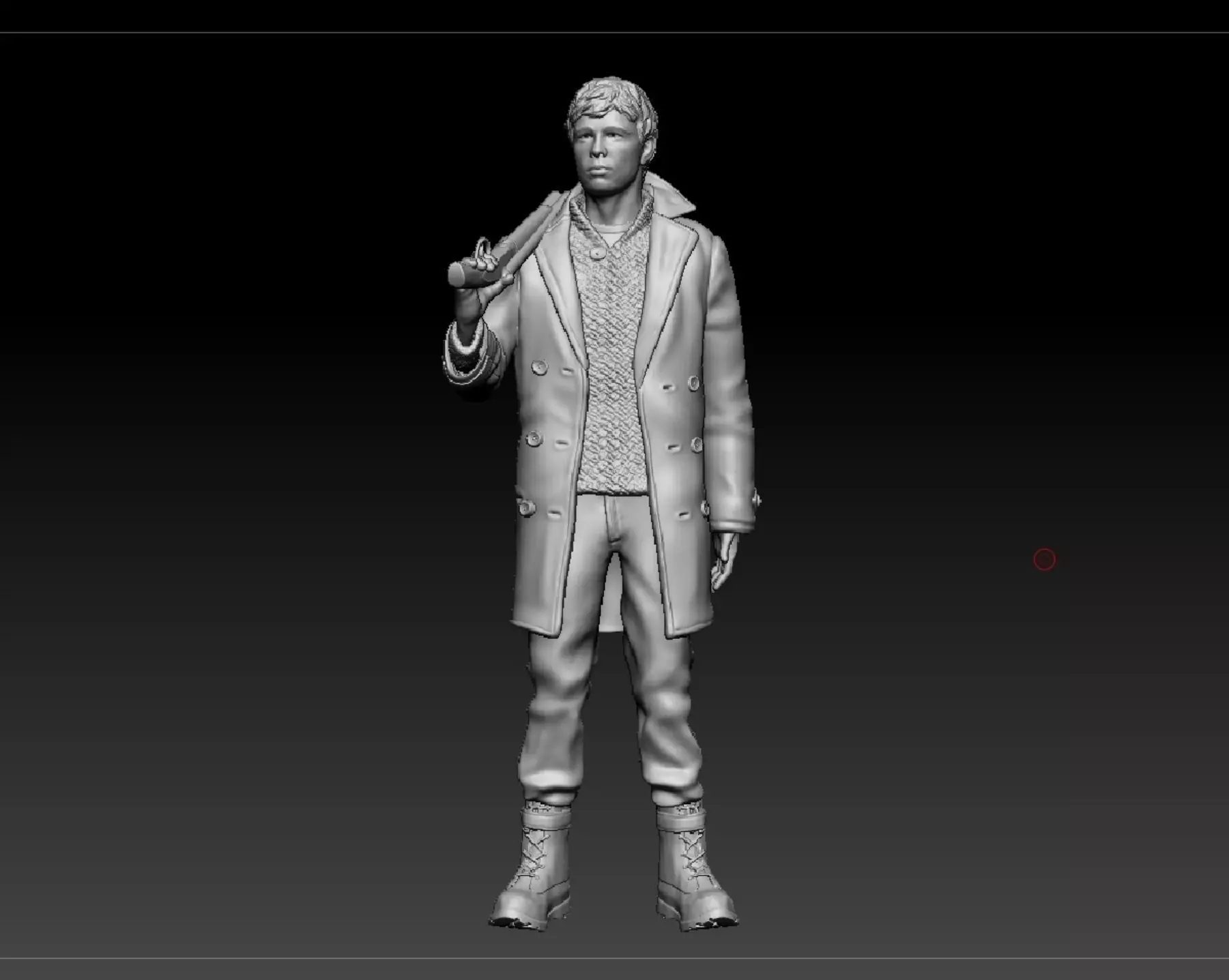 Russian actor Sergei Bodrov film Brother Man with a shotgun 3D print model