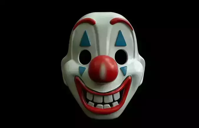 Joker Clown Mask 3d digital download