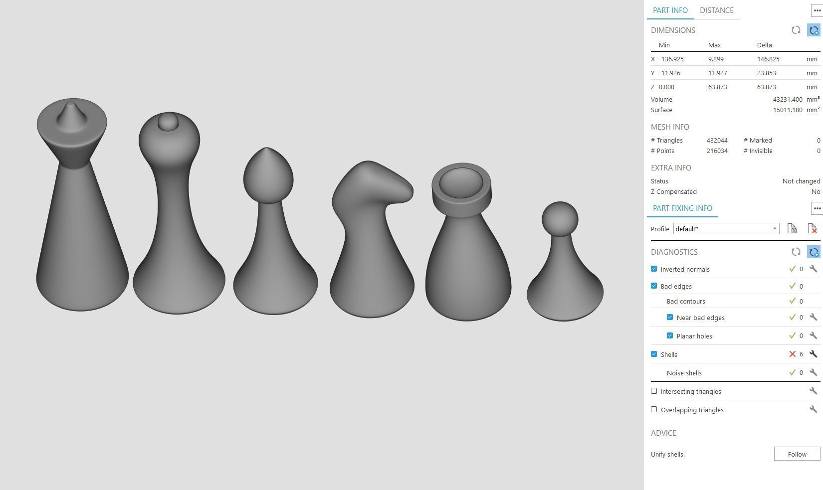 Modern Chess Set 3D print model_9