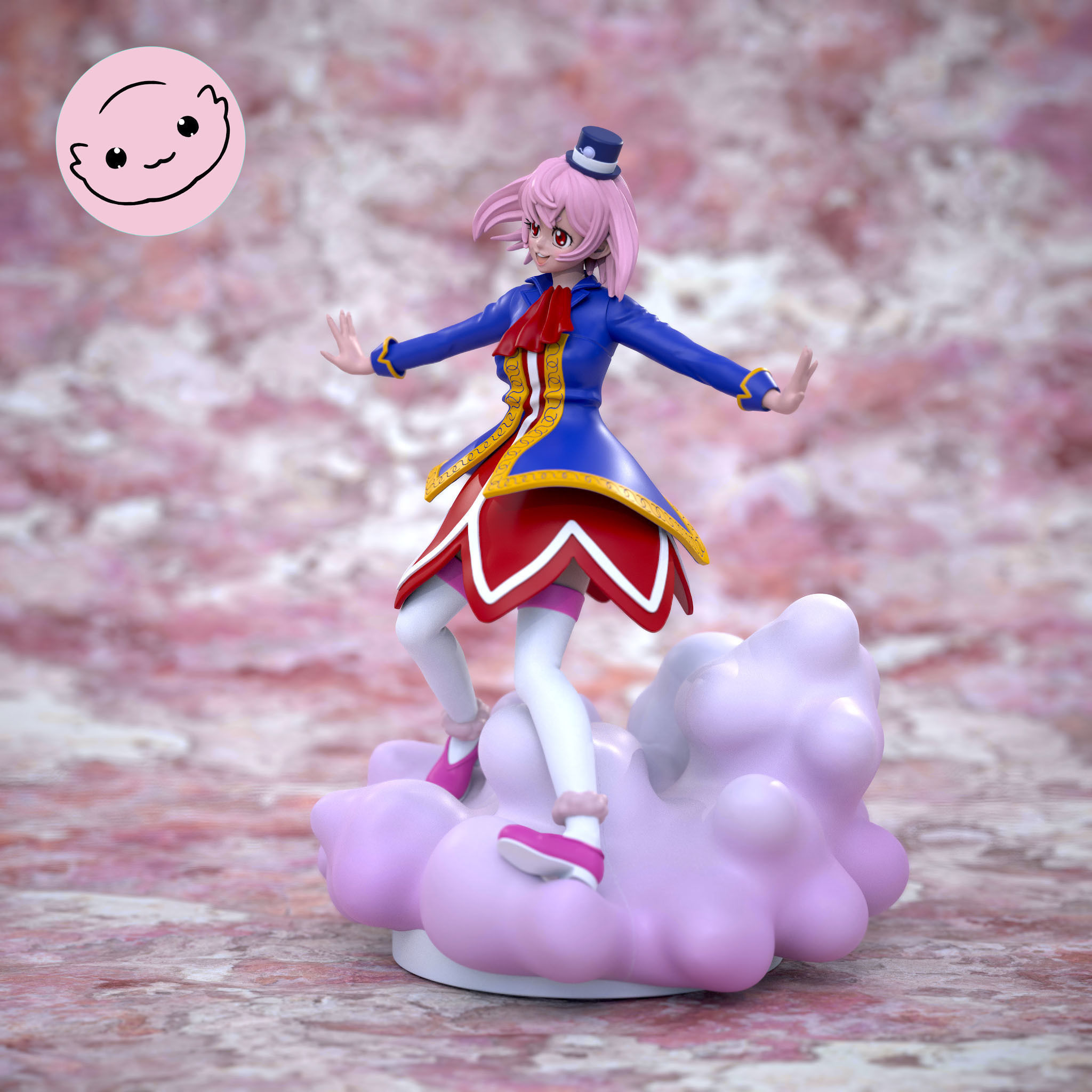 Emul Shangri-La Frontier 3D printable Sculpture  3D print model_1