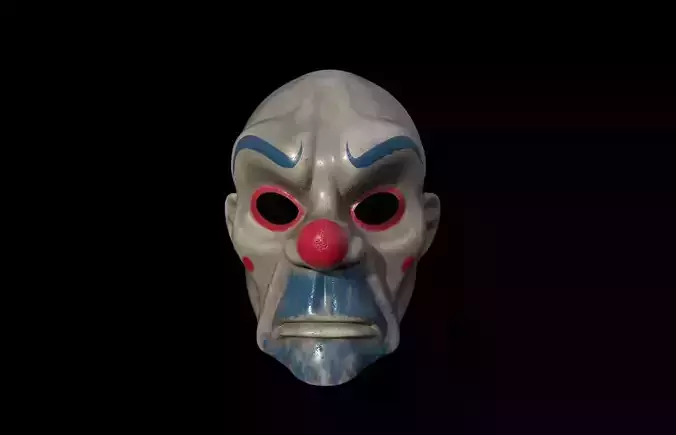 Joker Clown Mask 3d digital download 3D print model