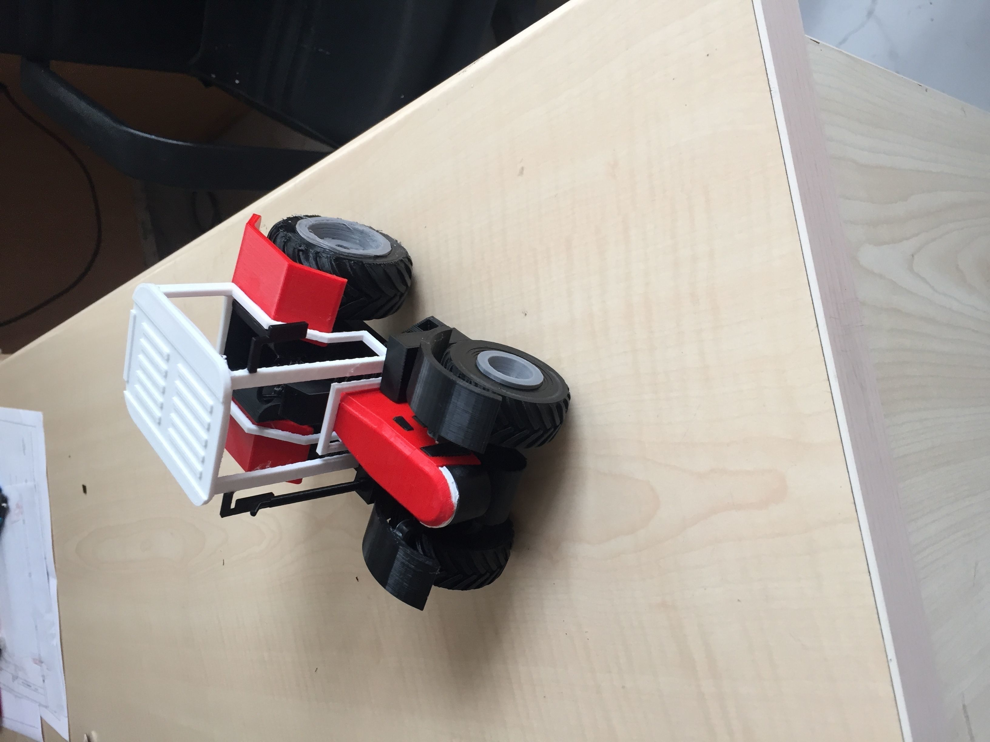 Tractor Massey 3D print model_1