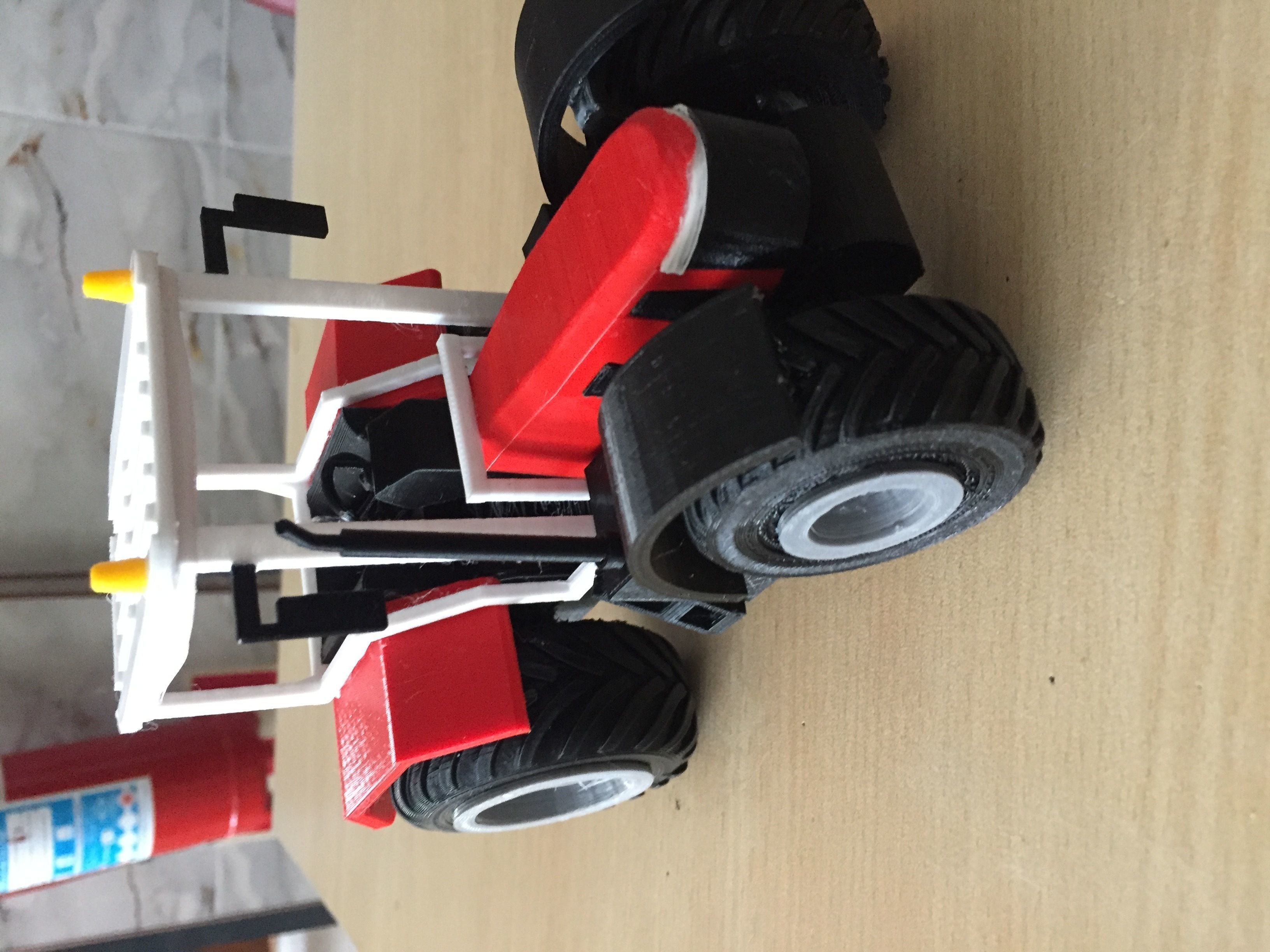 Tractor Massey 3D print model_4