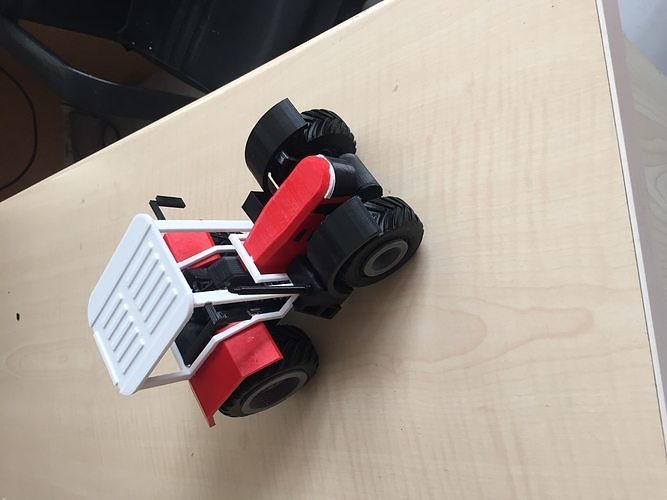 Tractor Massey 3D print model