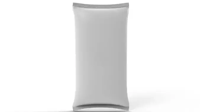 Jumbo Snack Bag 250x450mm packaging mockup