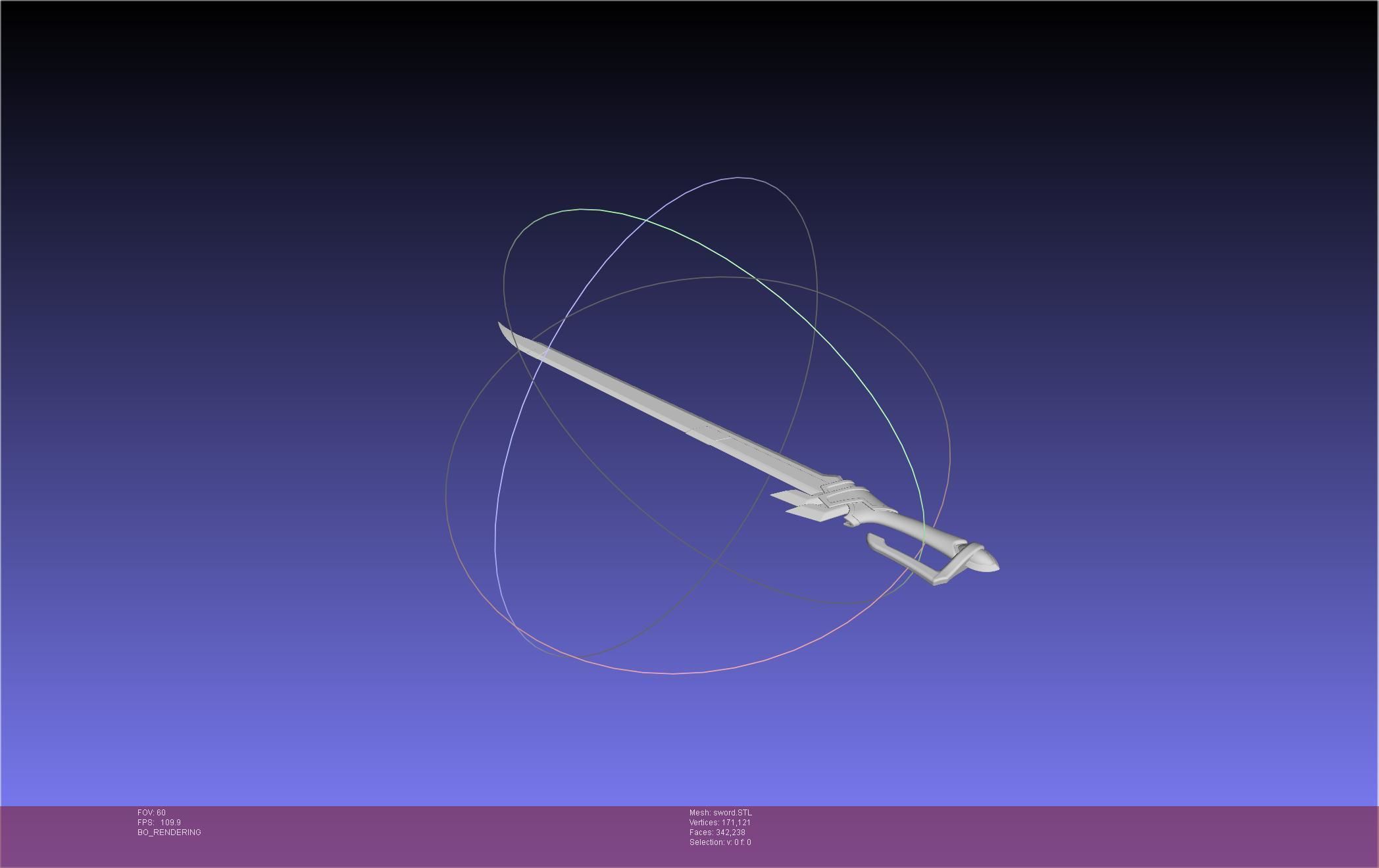 Re-Creators Selesia Upitiria Sword Handle And Assembly 3D print model_6