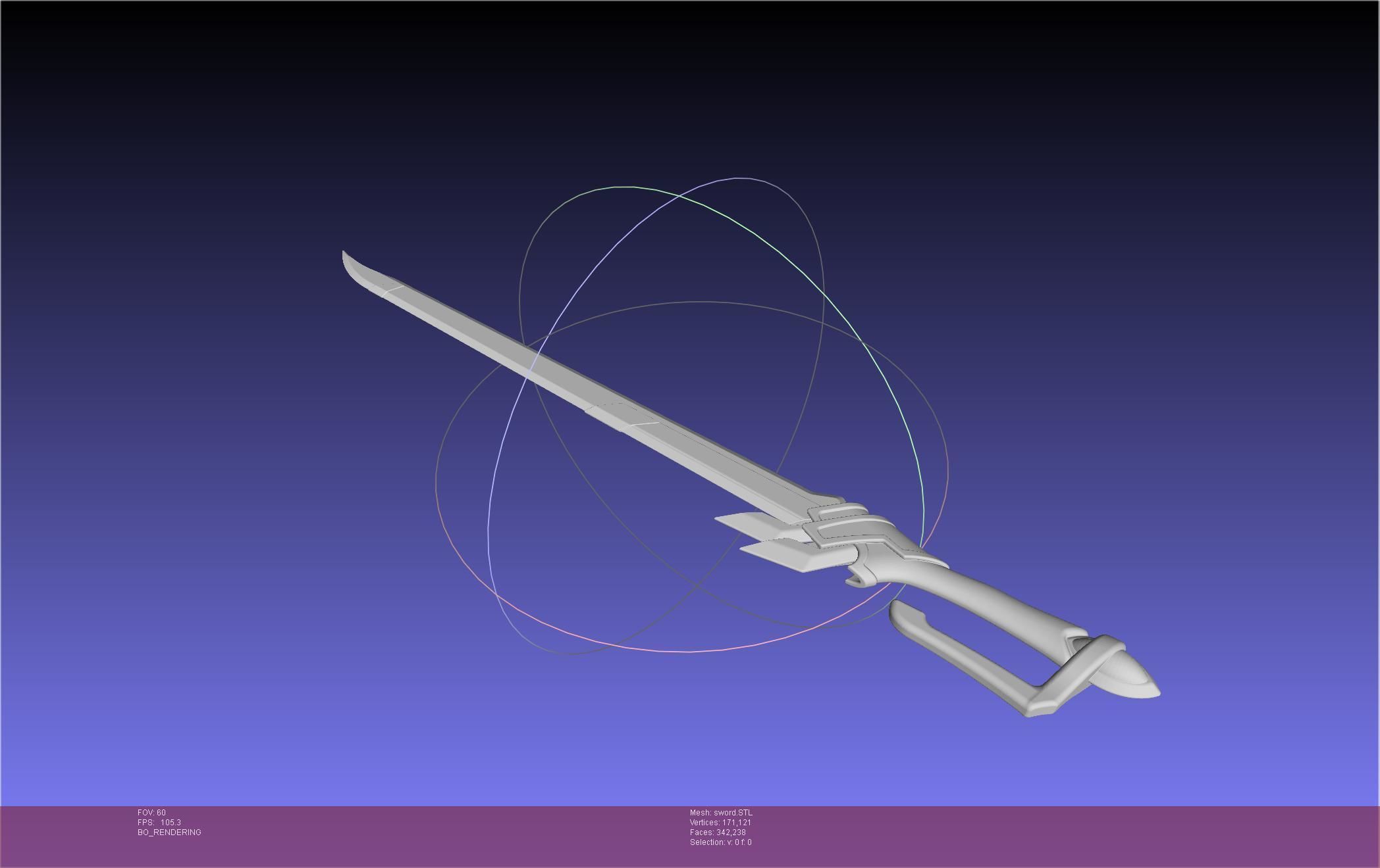 Re-Creators Selesia Upitiria Sword Handle And Assembly 3D print model_24