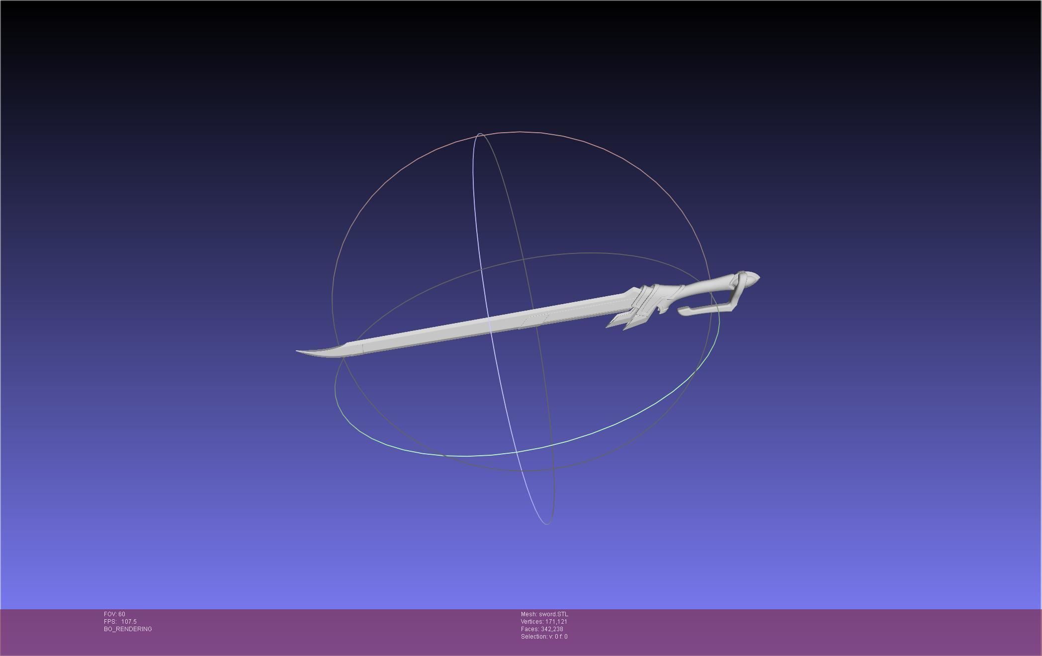 Re-Creators Selesia Upitiria Sword Handle And Assembly 3D print model_15