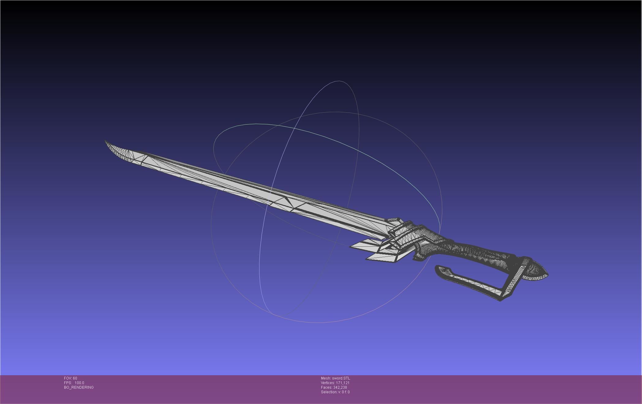 Re-Creators Selesia Upitiria Sword Handle And Assembly 3D print model_27