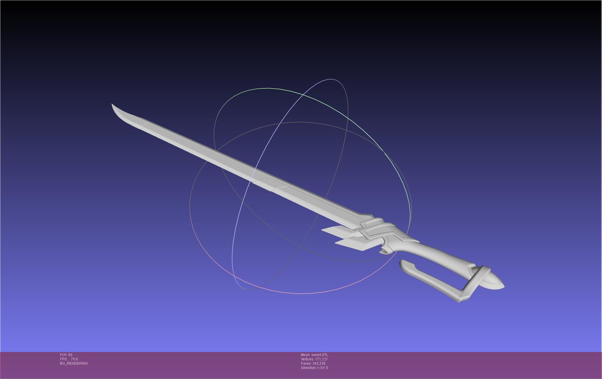 Re-Creators Selesia Upitiria Sword Handle And Assembly 3D print model_23