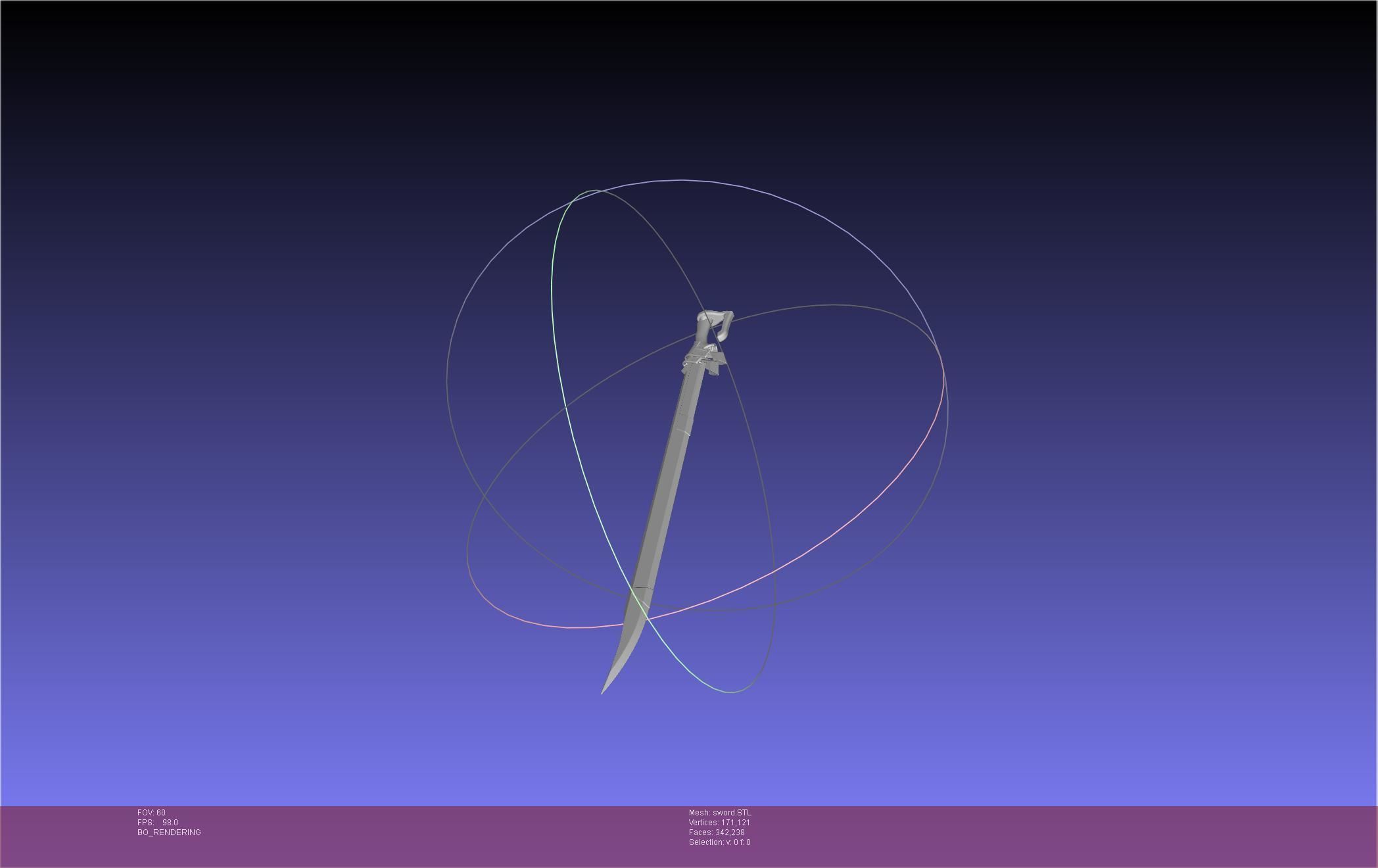 Re-Creators Selesia Upitiria Sword Handle And Assembly 3D print model_11