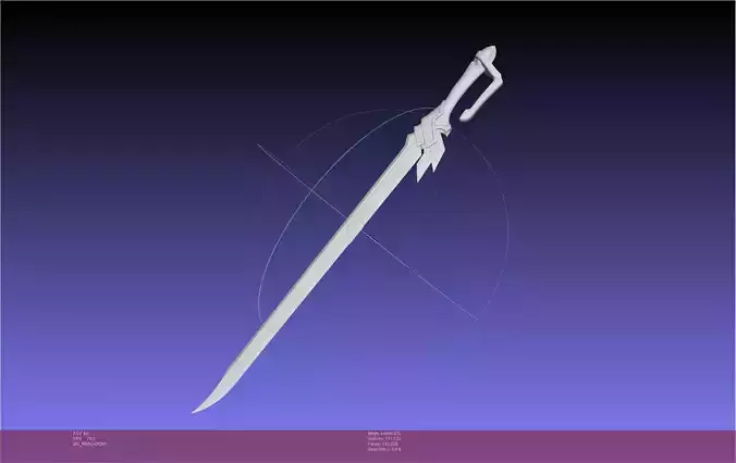 Re-Creators Selesia Upitiria Sword Handle And Assembly 3D print model