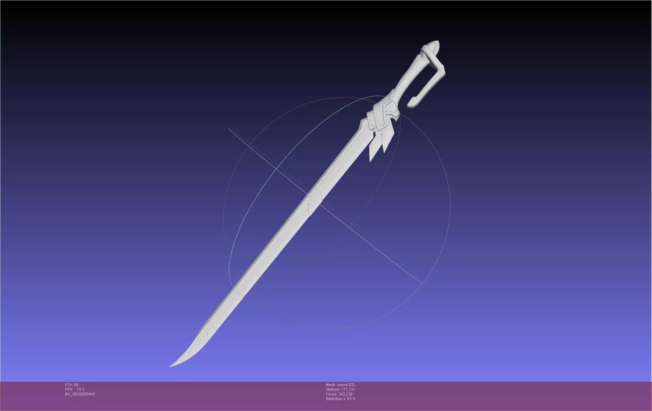 Re-Creators Selesia Upitiria Sword Handle And Assembly 3D print model_0
