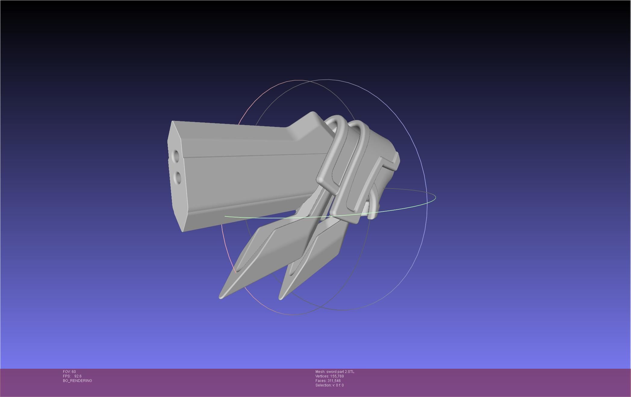 Re-Creators Selesia Upitiria Sword Handle And Assembly 3D print model_65