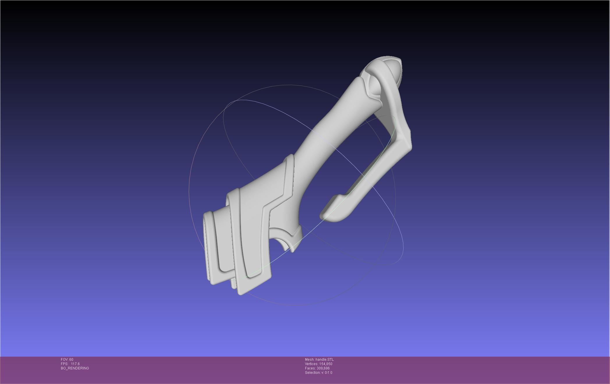 Re-Creators Selesia Upitiria Sword Handle And Assembly 3D print model_1