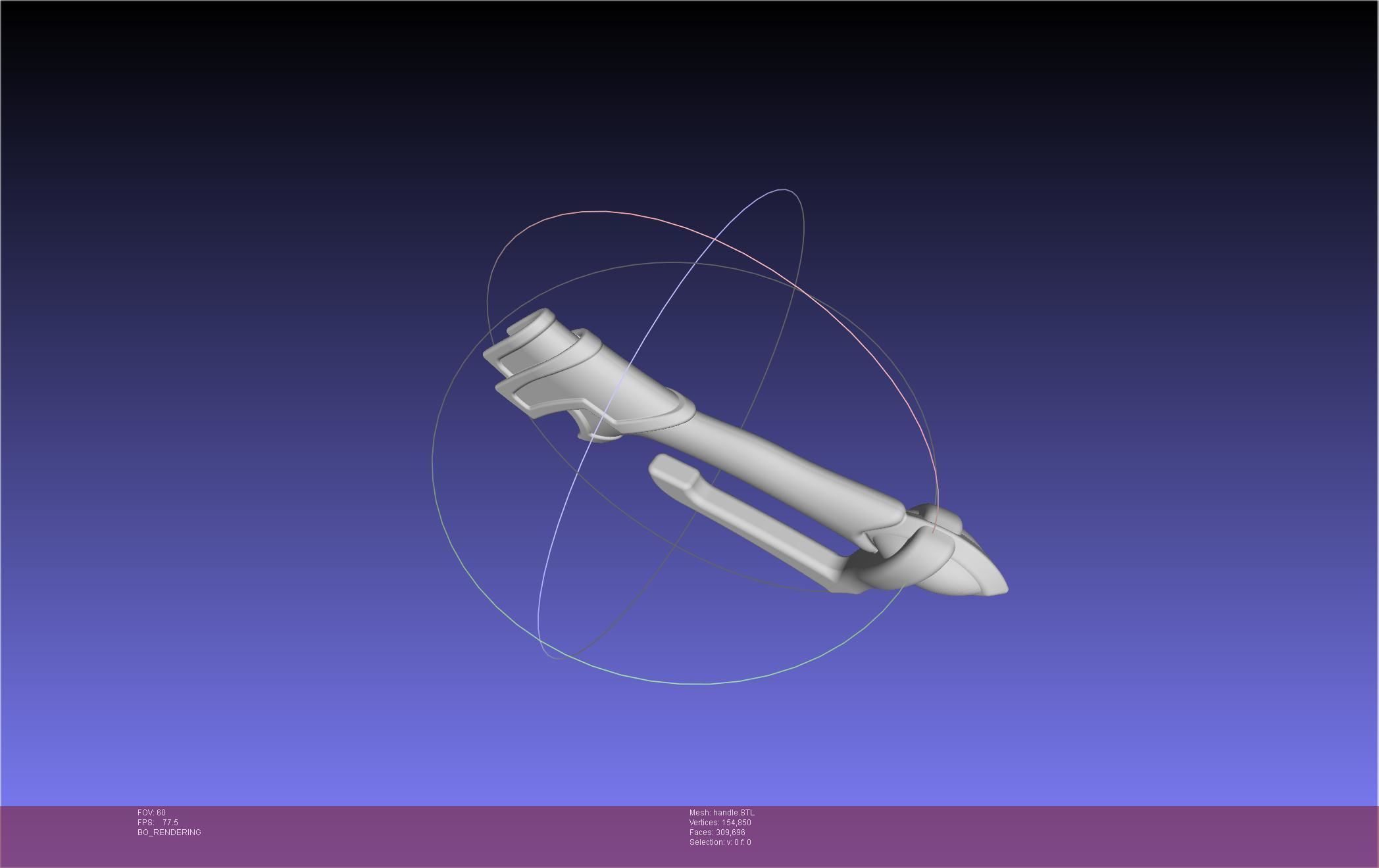 Re-Creators Selesia Upitiria Sword Handle And Assembly 3D print model_44