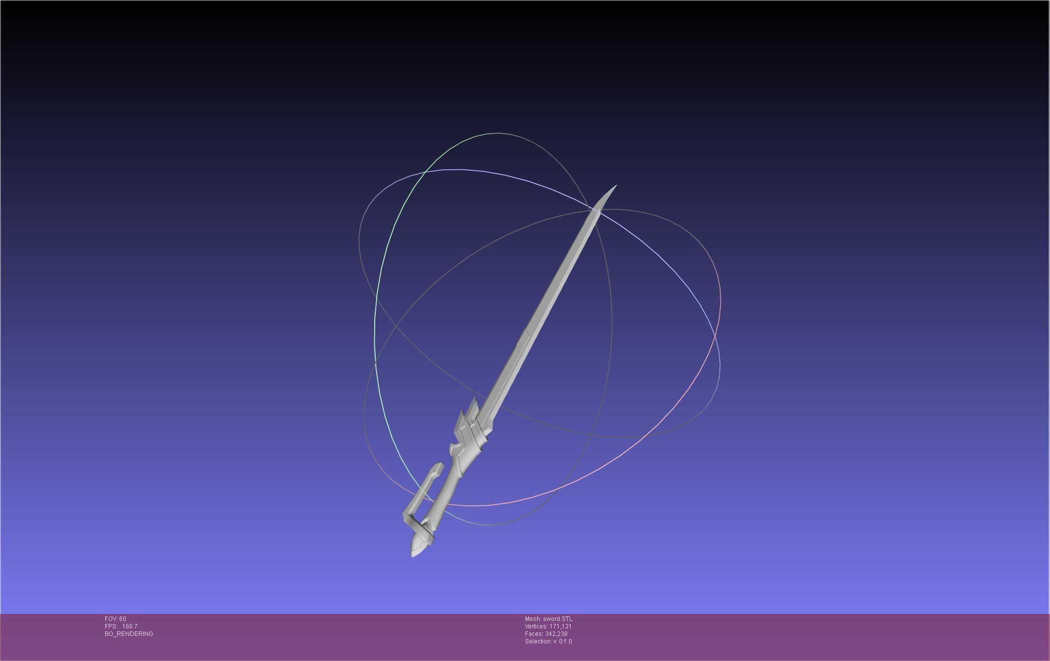 Re-Creators Selesia Upitiria Sword Handle And Assembly 3D print model_8
