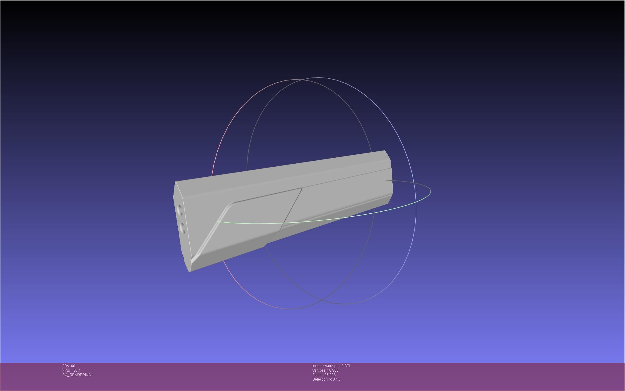 Re-Creators Selesia Upitiria Sword Handle And Assembly 3D print model_76