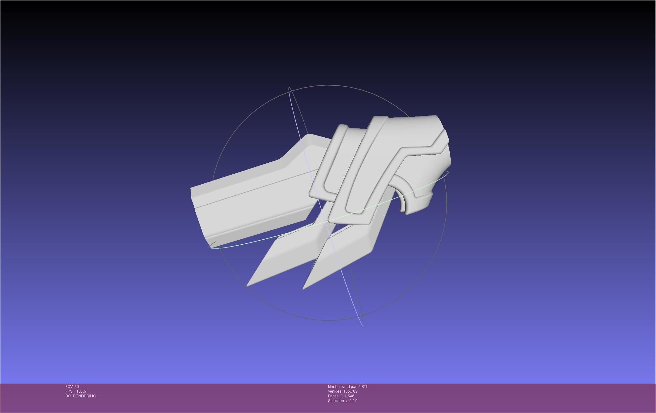 Re-Creators Selesia Upitiria Sword Handle And Assembly 3D print model_60