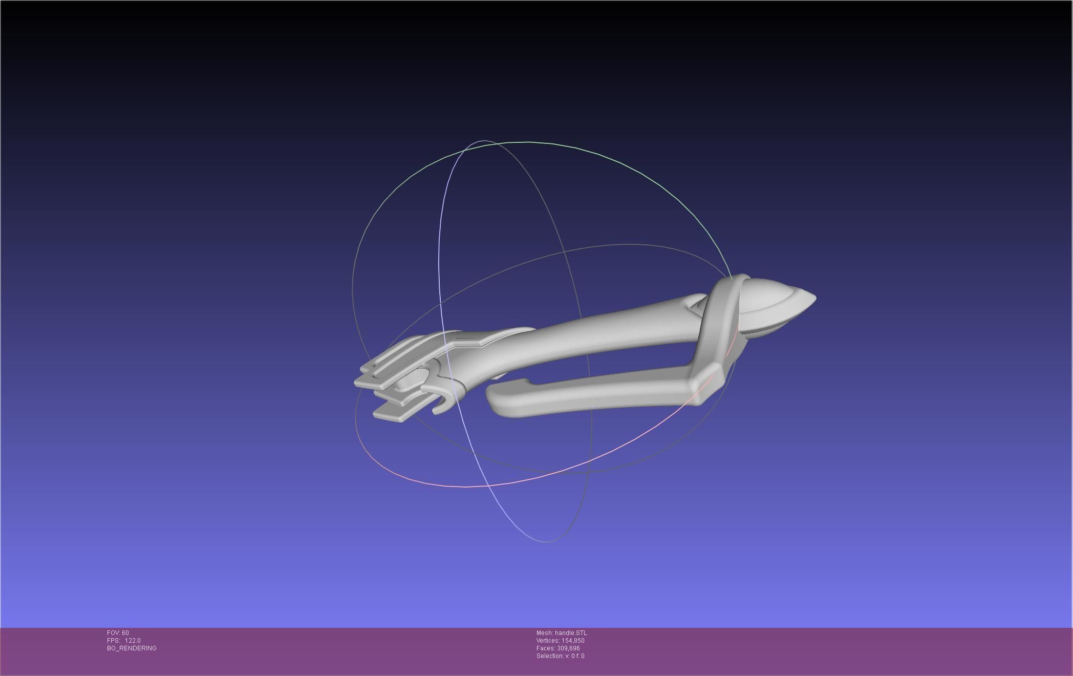 Re-Creators Selesia Upitiria Sword Handle And Assembly 3D print model_42