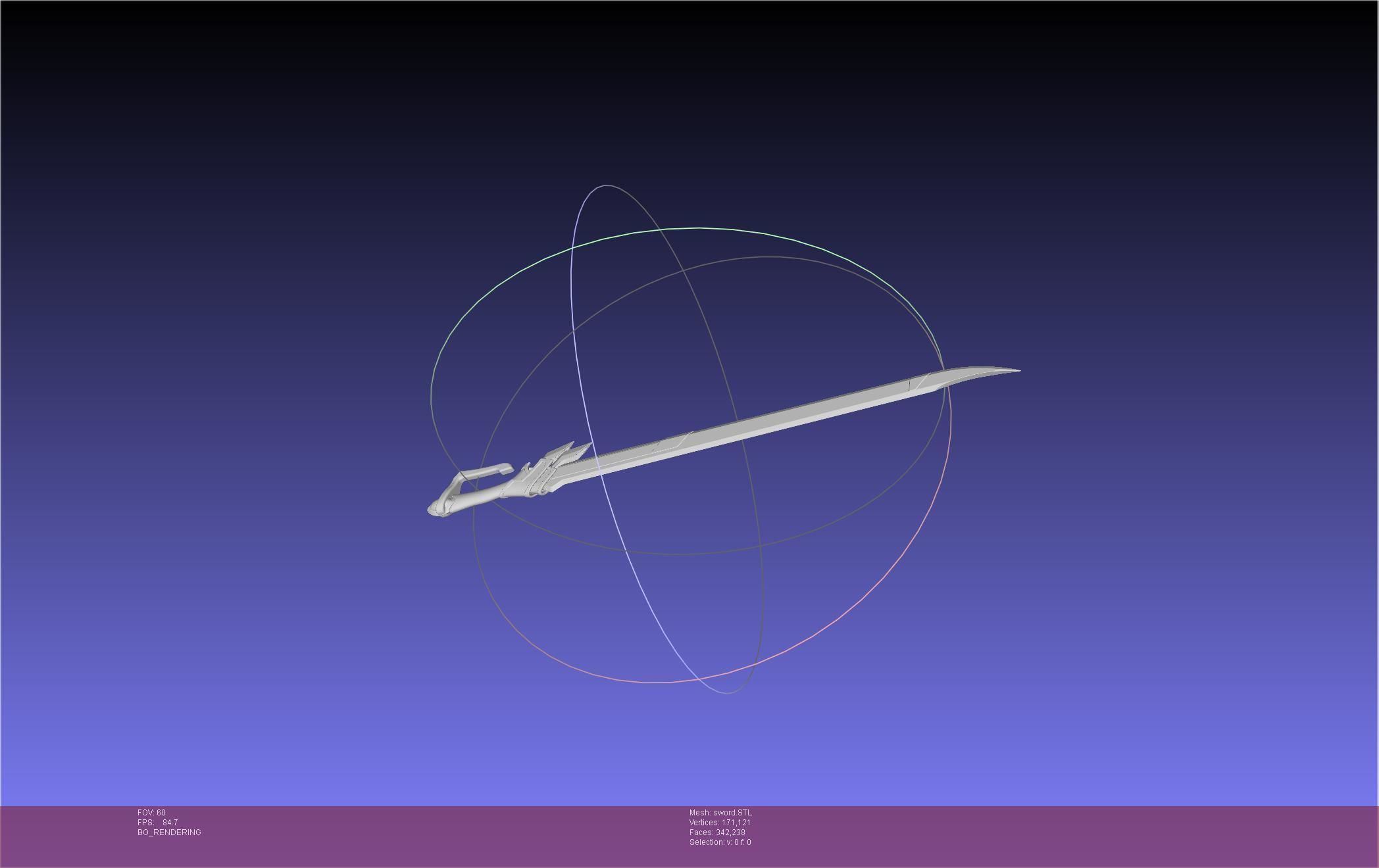 Re-Creators Selesia Upitiria Sword Handle And Assembly 3D print model_10