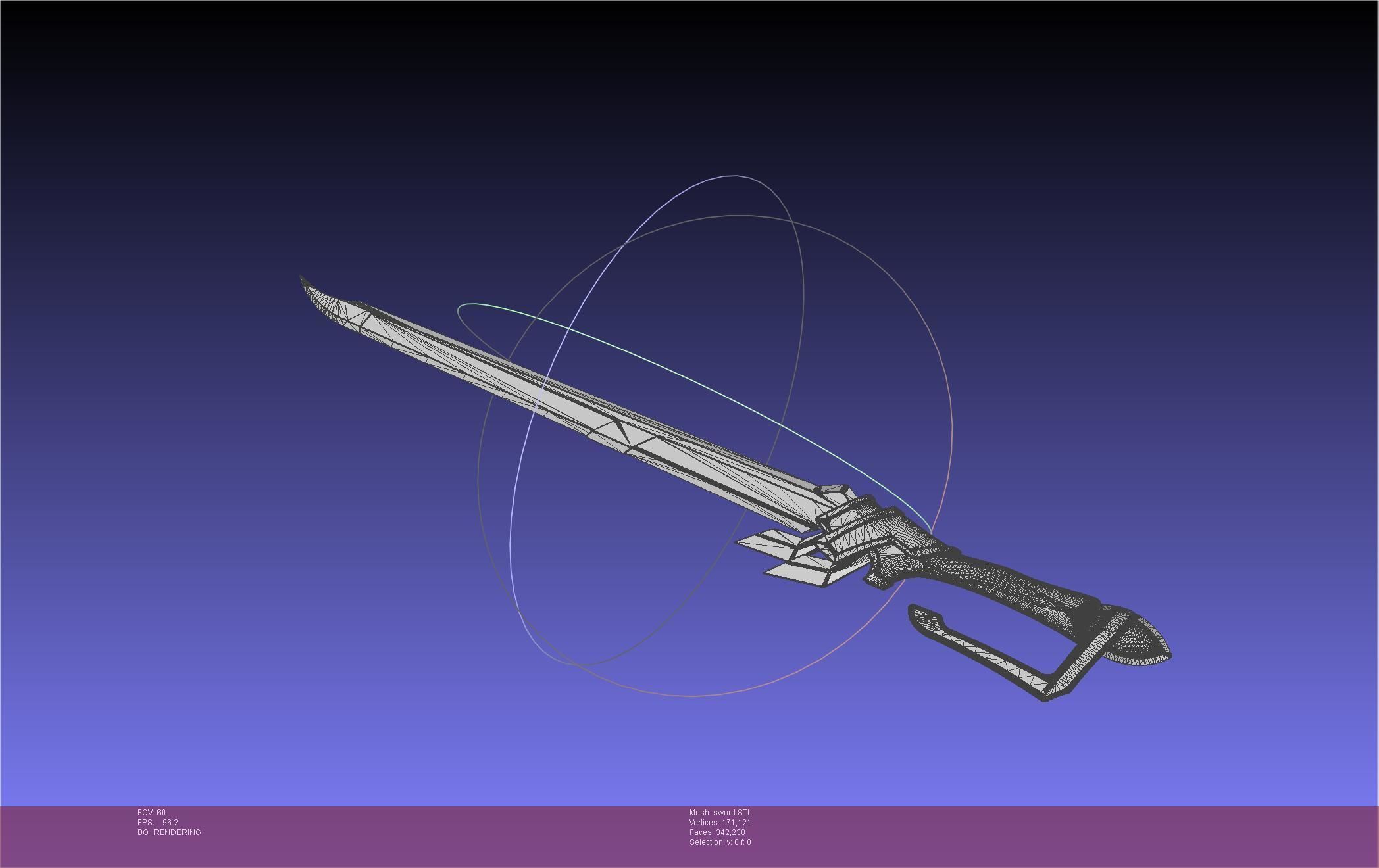 Re-Creators Selesia Upitiria Sword Handle And Assembly 3D print model_26
