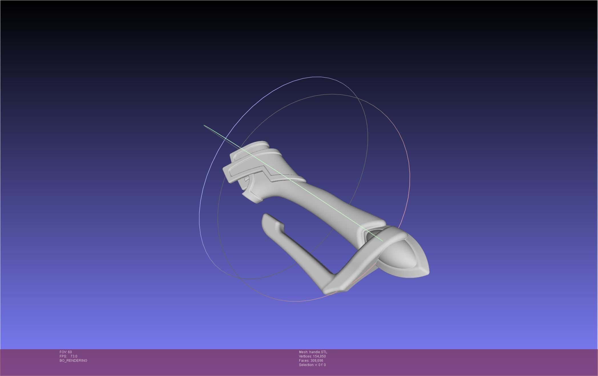 Re-Creators Selesia Upitiria Sword Handle And Assembly 3D print model_43