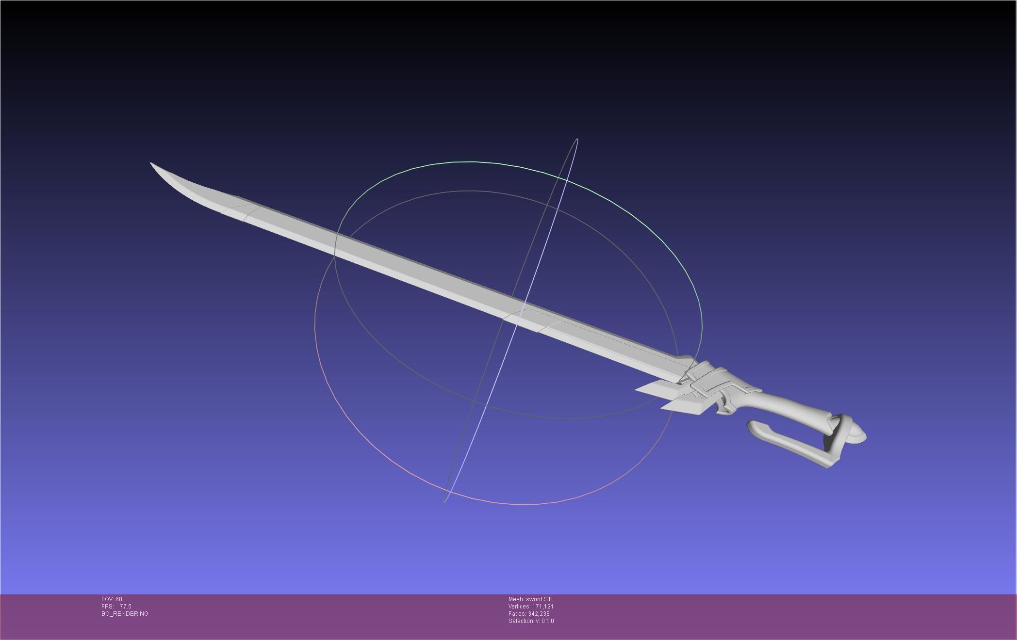 Re-Creators Selesia Upitiria Sword Handle And Assembly 3D print model_22