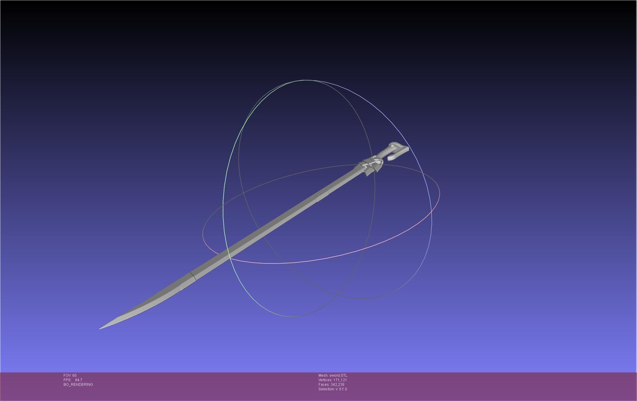 Re-Creators Selesia Upitiria Sword Handle And Assembly 3D print model_21