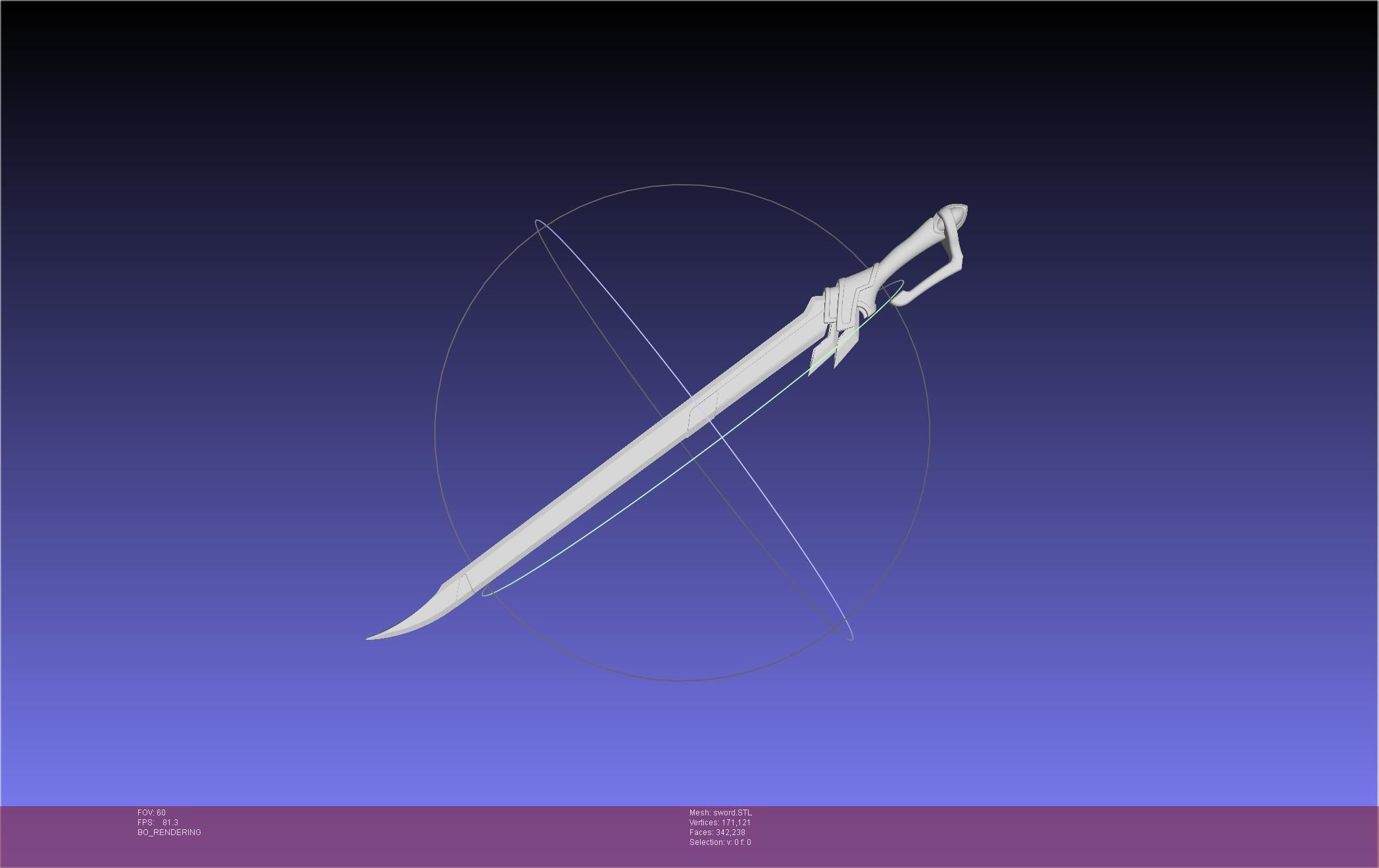 Re-Creators Selesia Upitiria Sword Handle And Assembly 3D print model_2