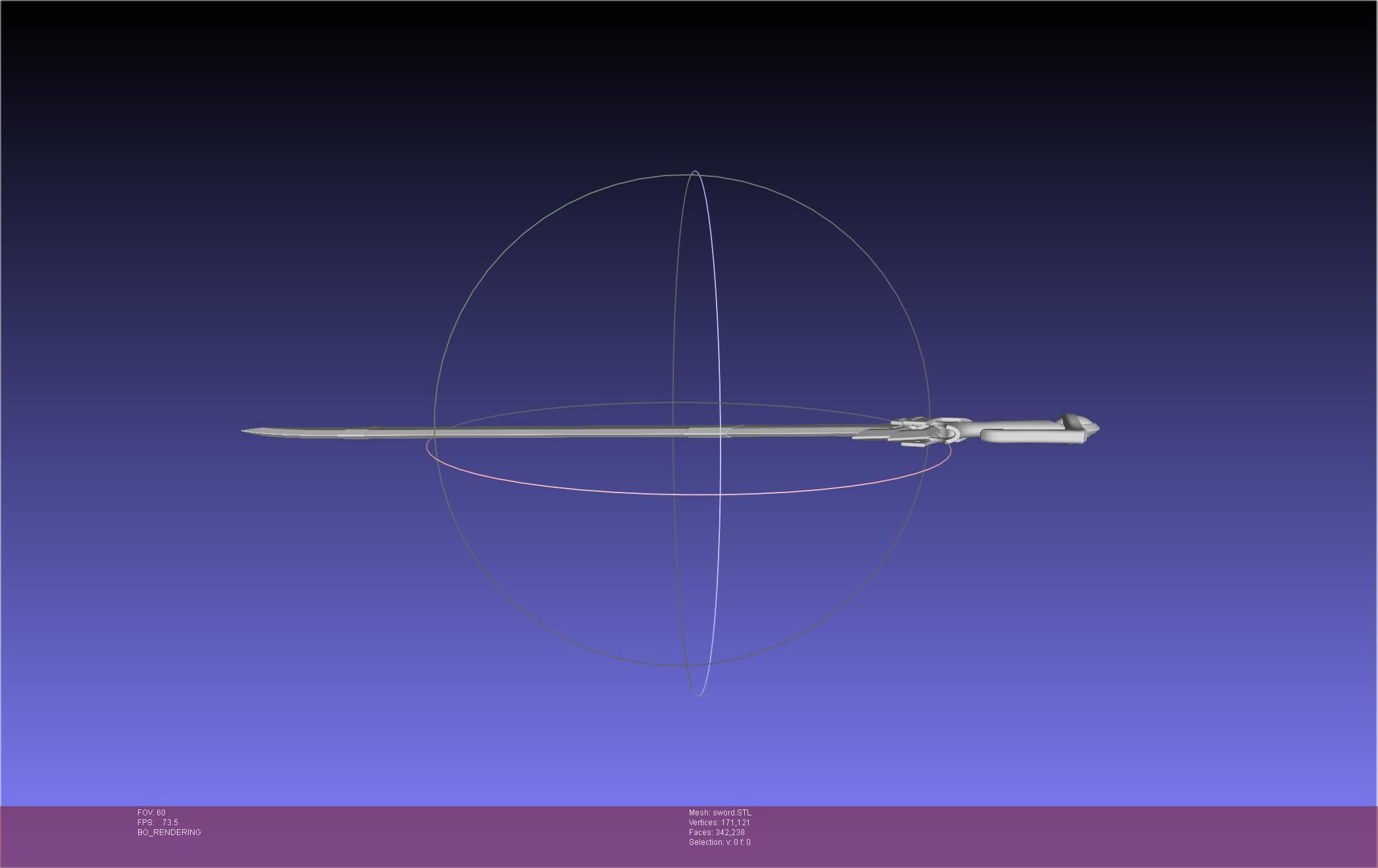 Re-Creators Selesia Upitiria Sword Handle And Assembly 3D print model_17