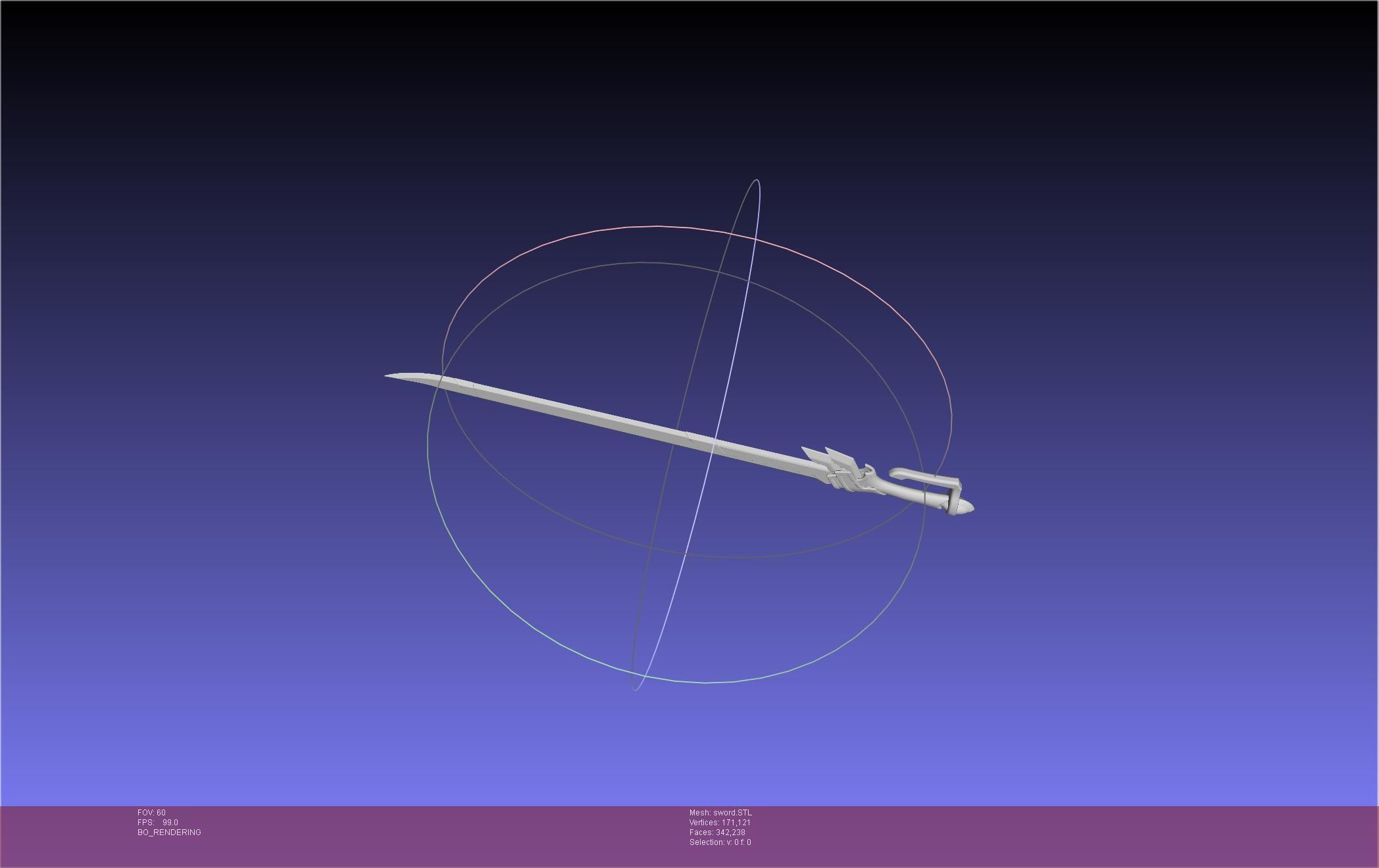 Re-Creators Selesia Upitiria Sword Handle And Assembly 3D print model_12