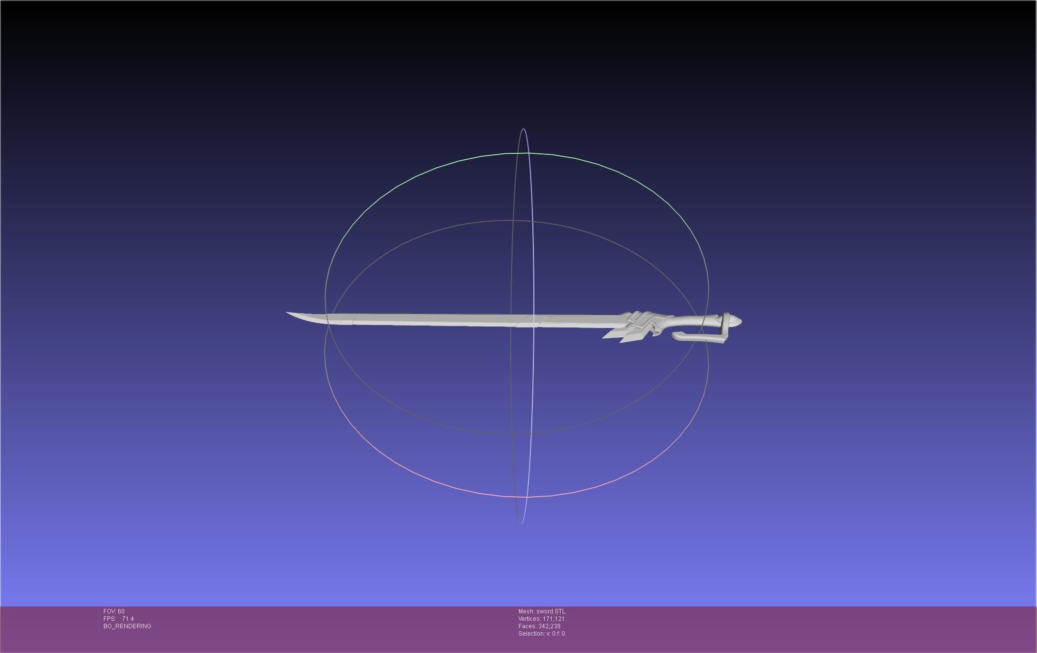 Re-Creators Selesia Upitiria Sword Handle And Assembly 3D print model_4