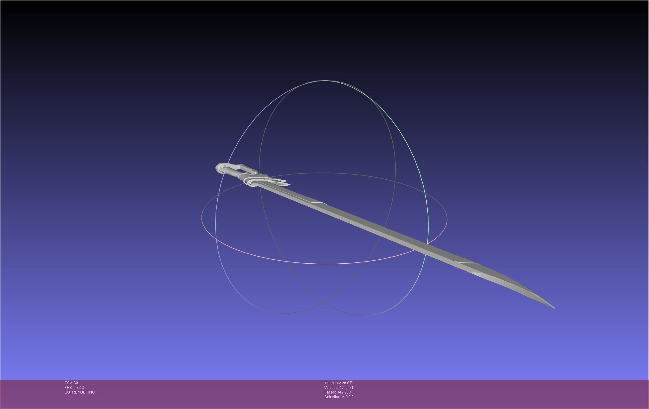 Re-Creators Selesia Upitiria Sword Handle And Assembly 3D print model_20