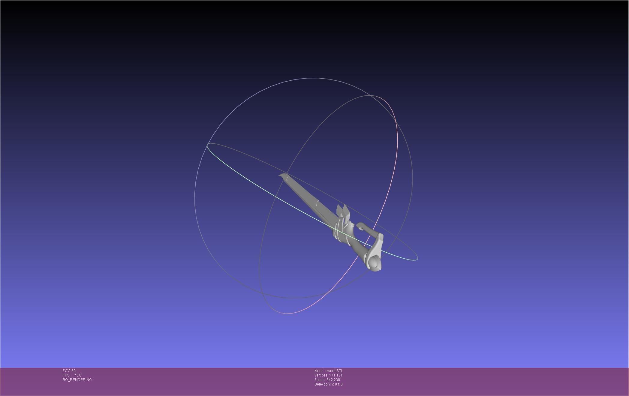 Re-Creators Selesia Upitiria Sword Handle And Assembly 3D print model_13