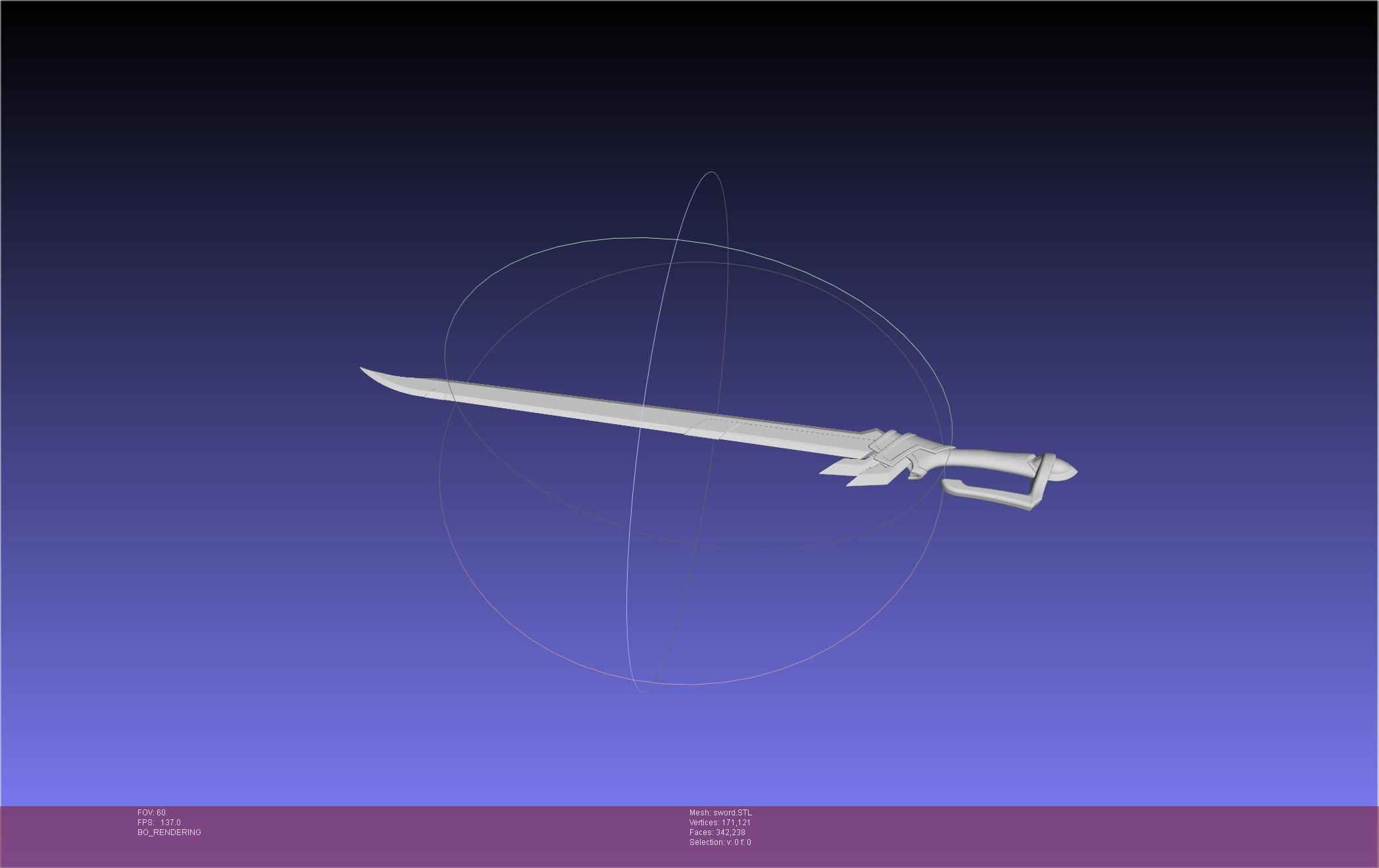 Re-Creators Selesia Upitiria Sword Handle And Assembly 3D print model_16