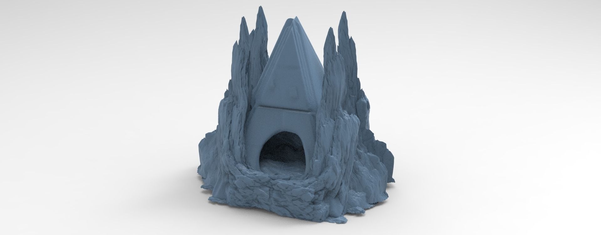 Tutankhamun sand rocks 3D model_1