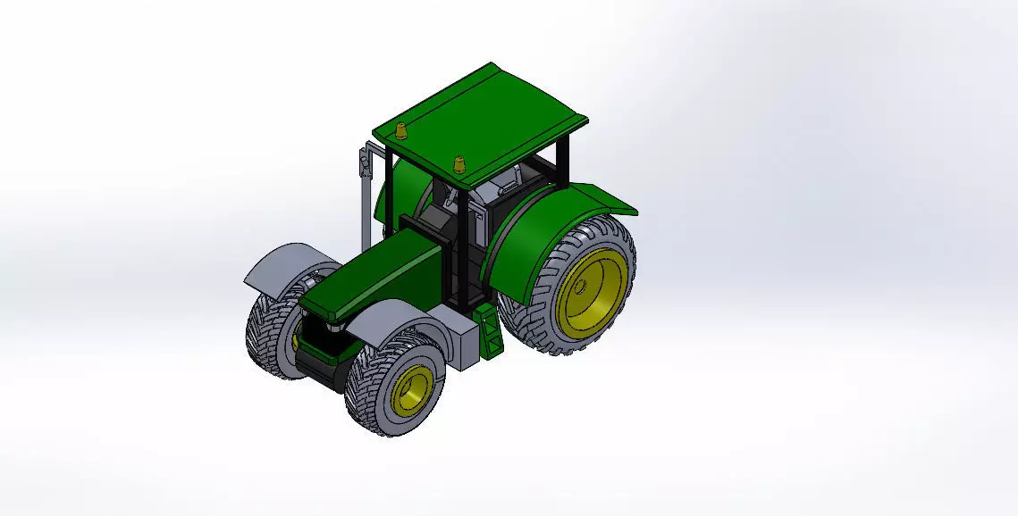Jondere tractor 3D print model_0