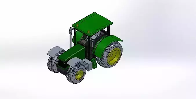 Jondere tractor 3D print model