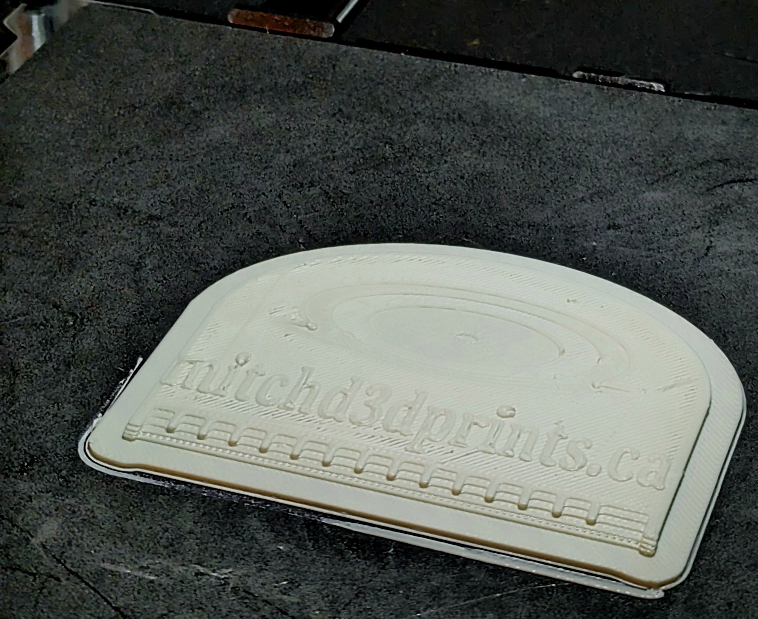 card scraper own design 3D print model_6