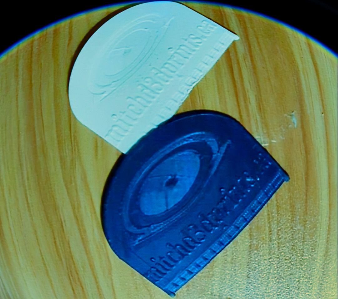 card scraper own design 3D print model_5